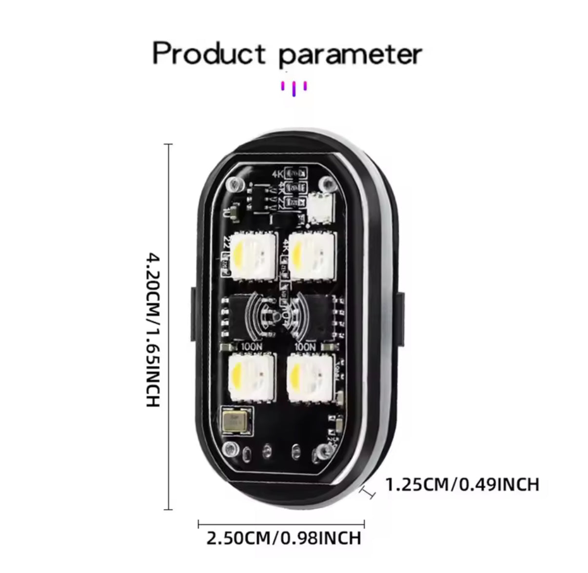 Battery powered rock light v2 – Glowriderz