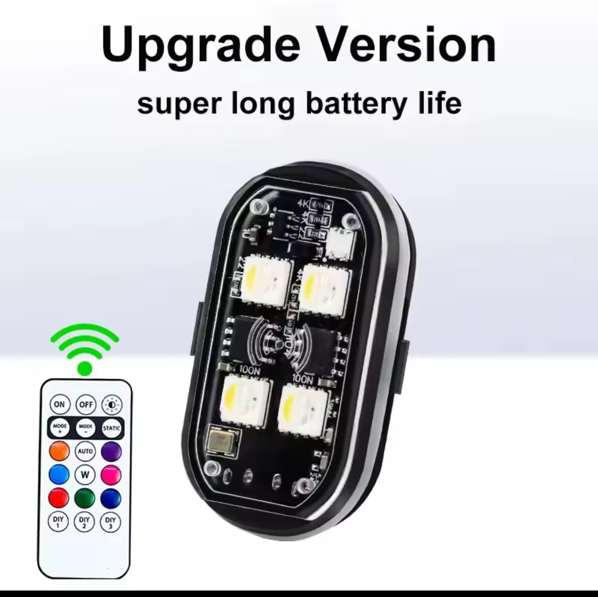 Battery powered rock light v2