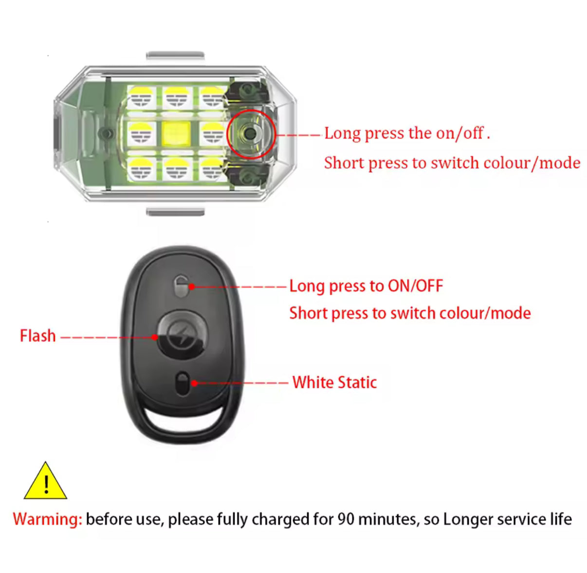 Battery powered rock light v3