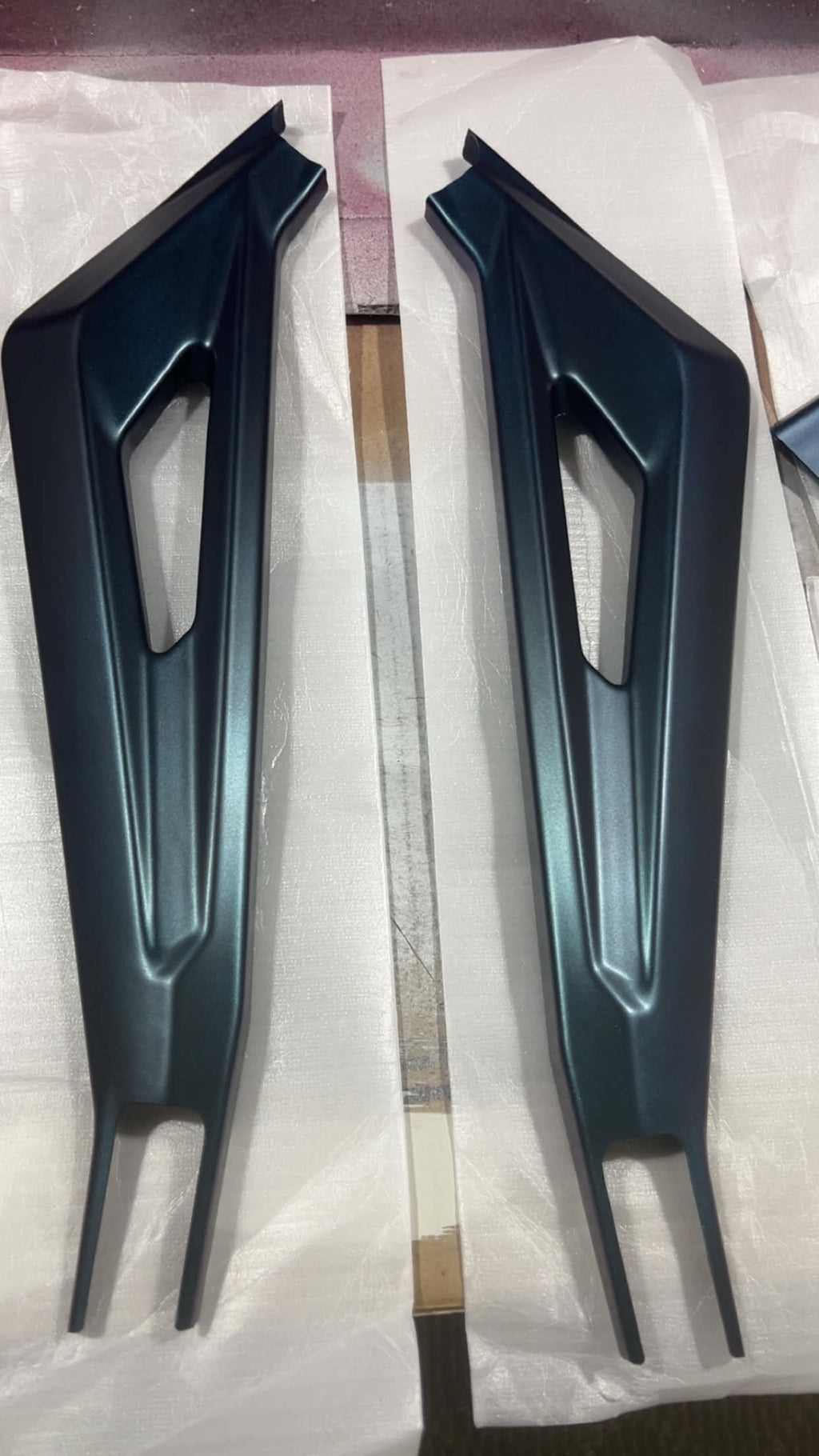 "Peacock Sapphire" Coated Frame Guards for Surron LBX