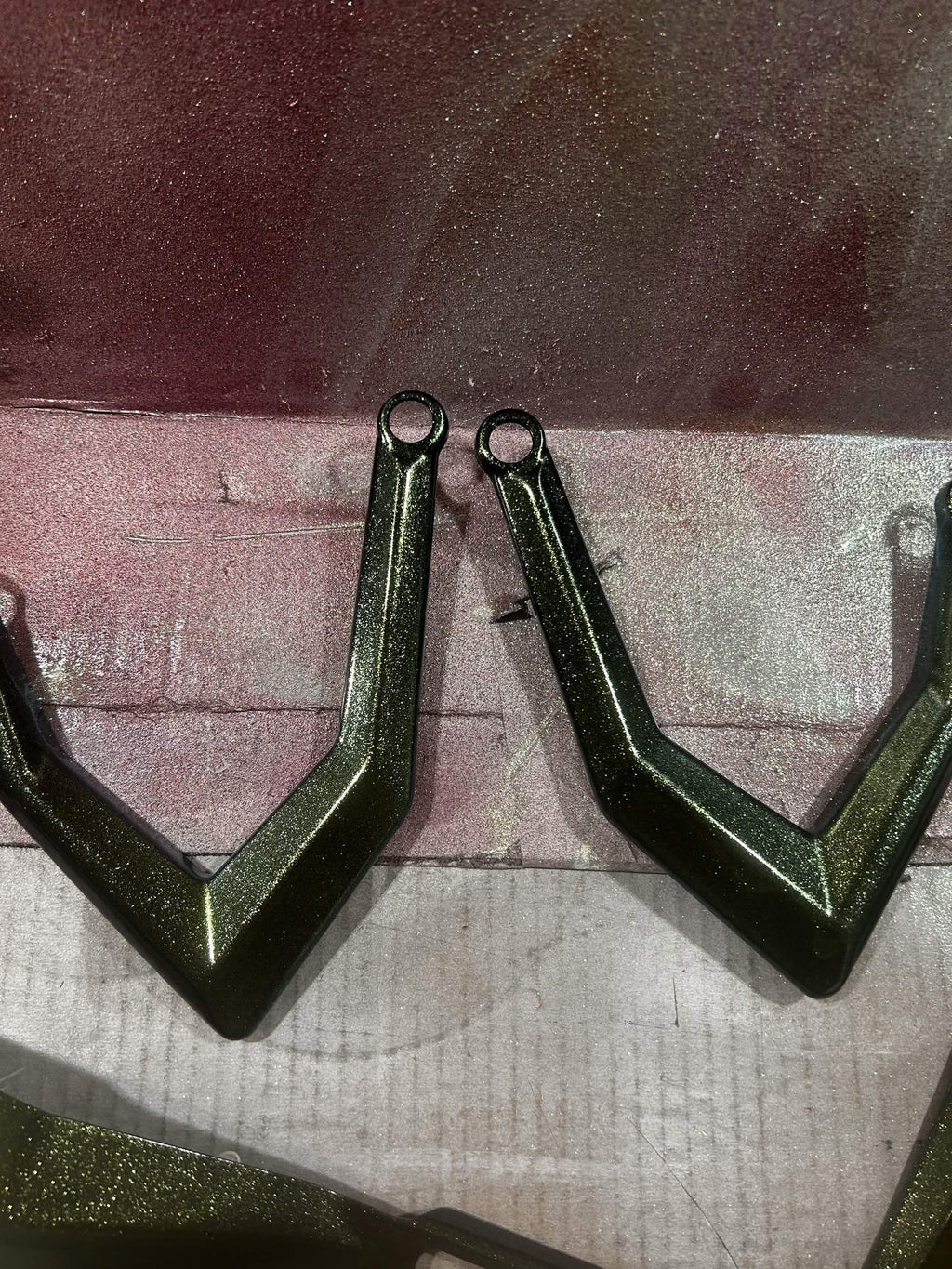 “Chameleon Teal” Coated Surron Ultra Bee Frame Guards