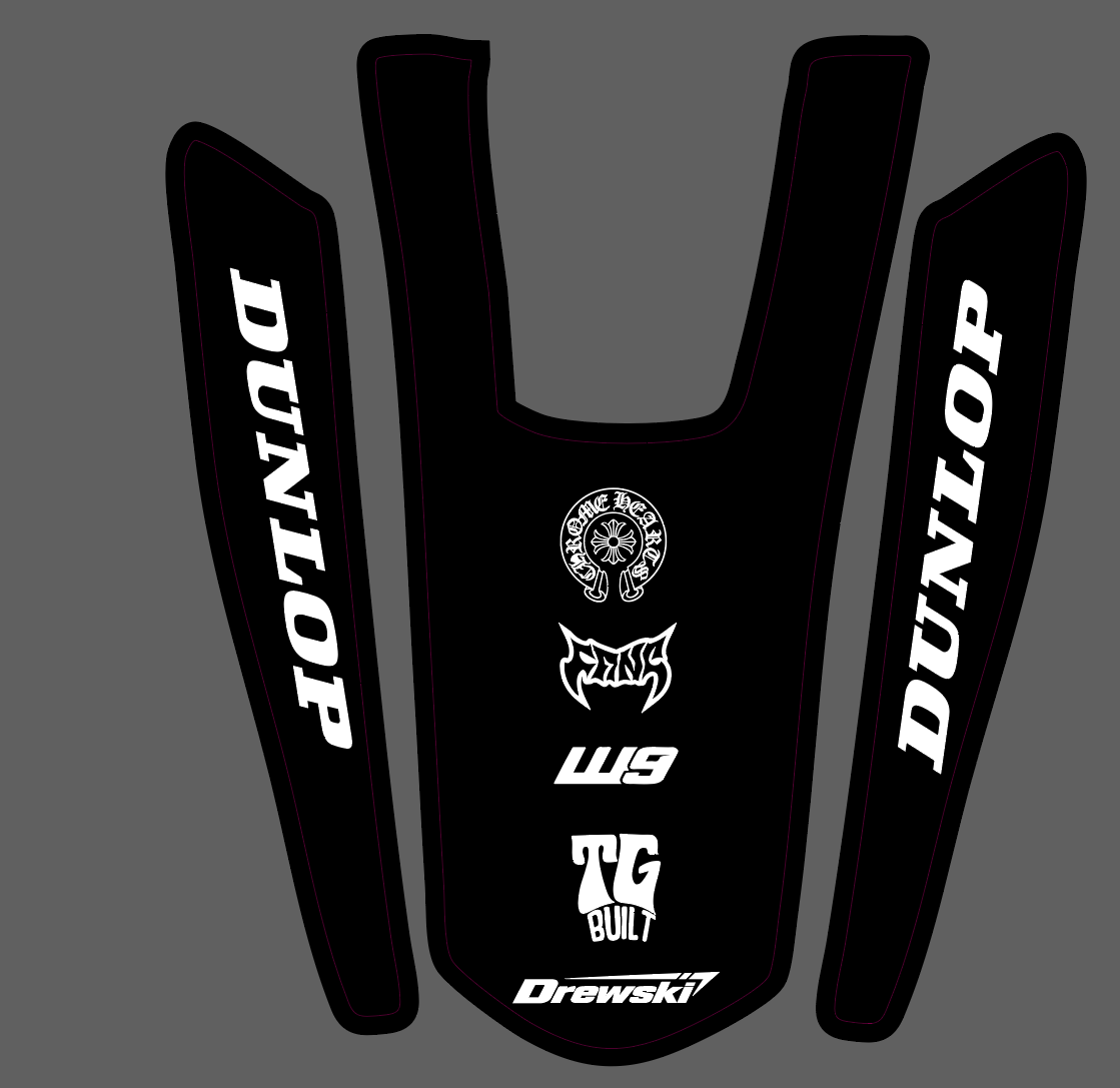 Yozma rear fender decal