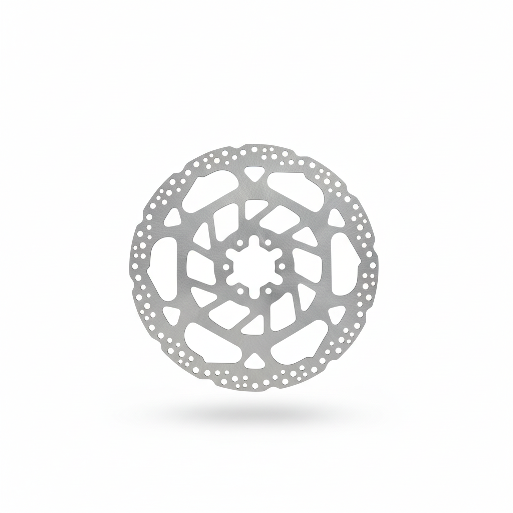 Brake rotor with white background